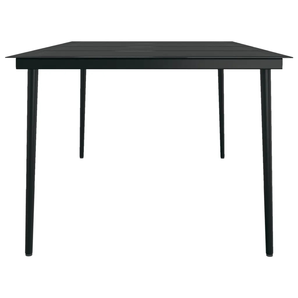 Set Mobili da Pranzo da Giardino 9 pz con Cuscini Grigio cod mxl 38747