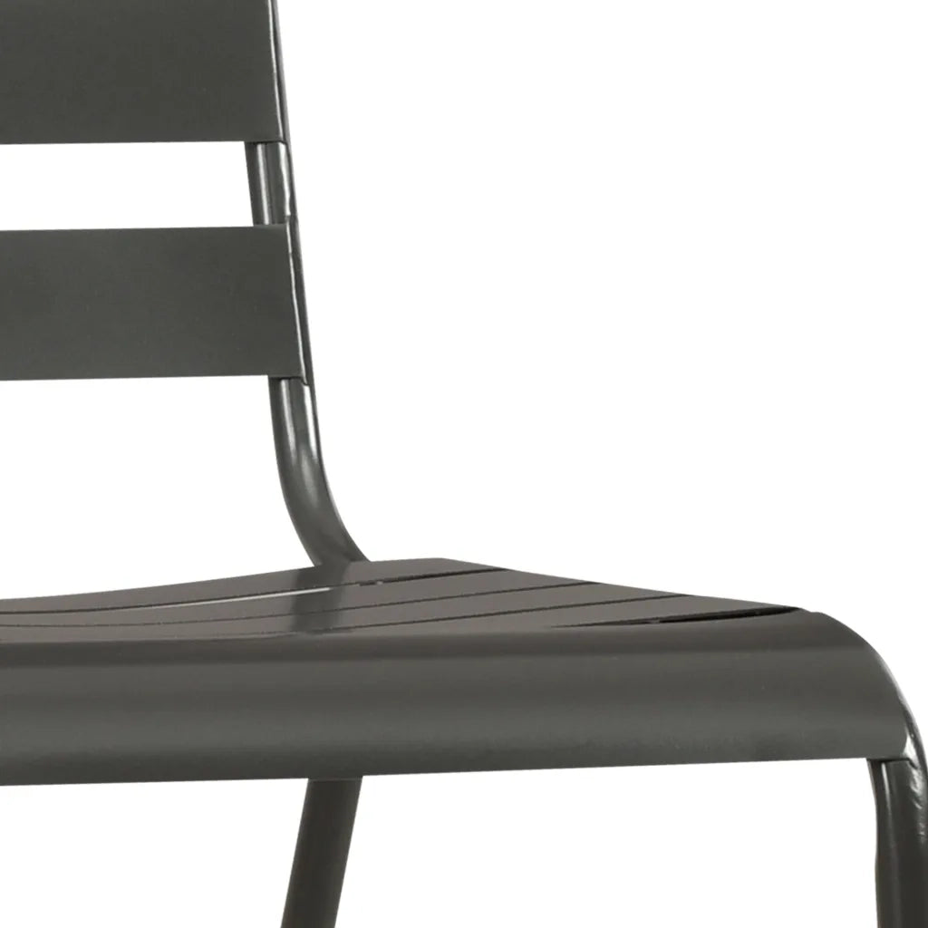 Set da Pranzo da Giardino 9 pz in Acciaio Grigio Scuro cod mxl 73533