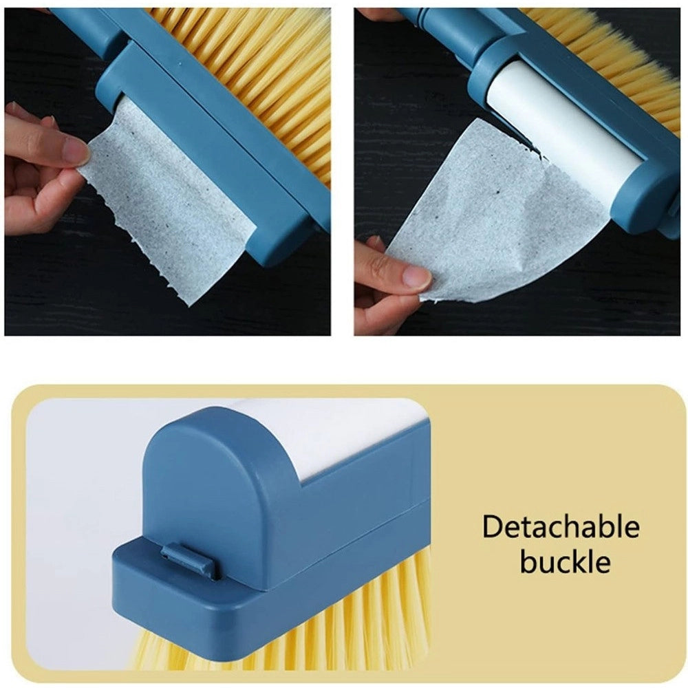 Trade Shop - Spazzola Pulizia Letto Divano Scopa Manuale Setole Morbide Per Polvere Capelli -