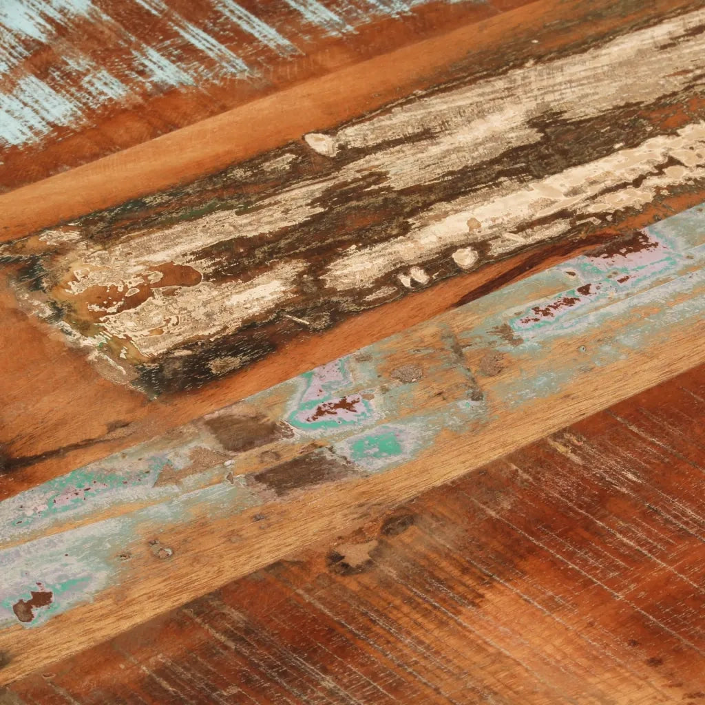 Tavolo da Pranzo 110x55x76 cm in Legno Massello di Recupero