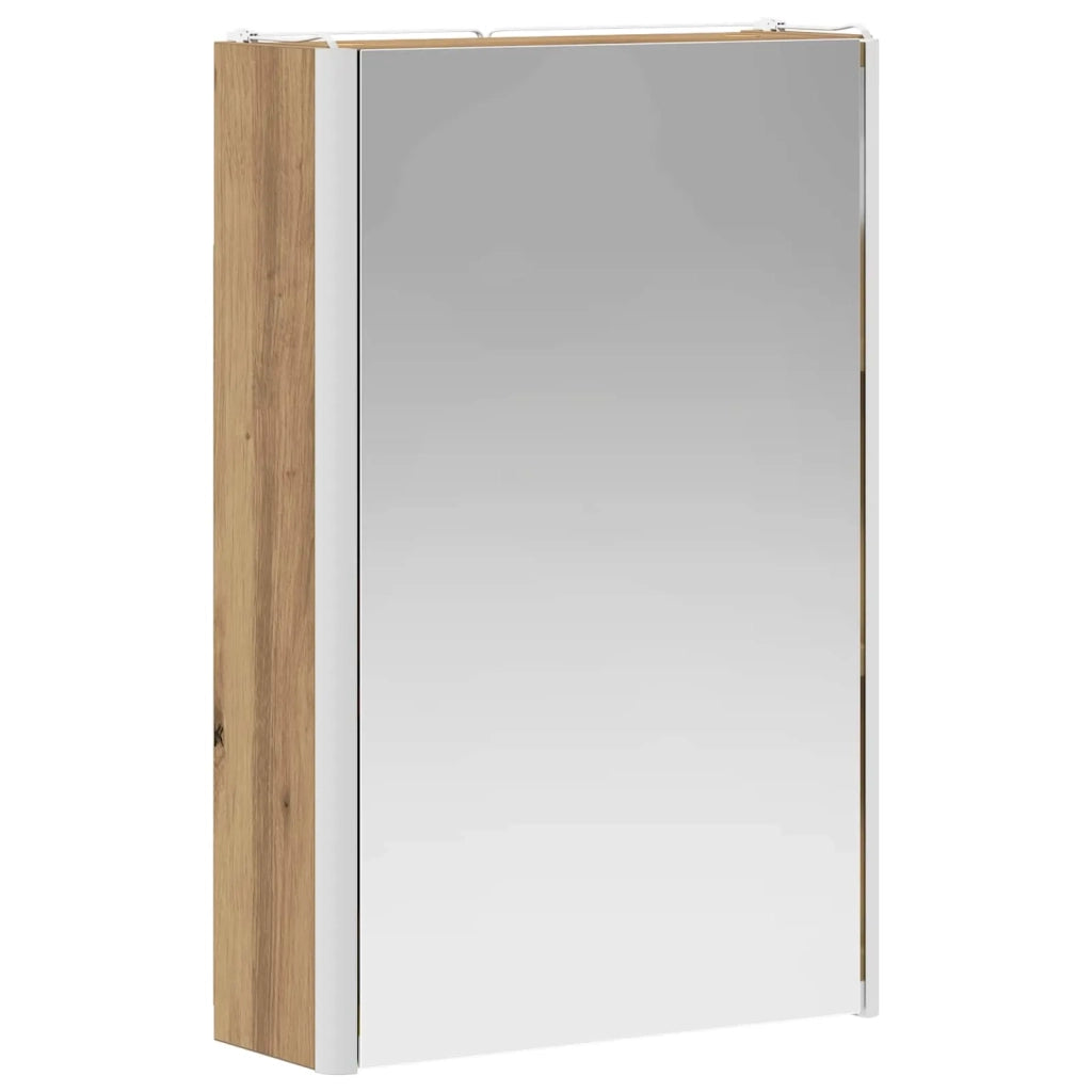 Mobiletto per specchio da bagno Rovere Artigianale