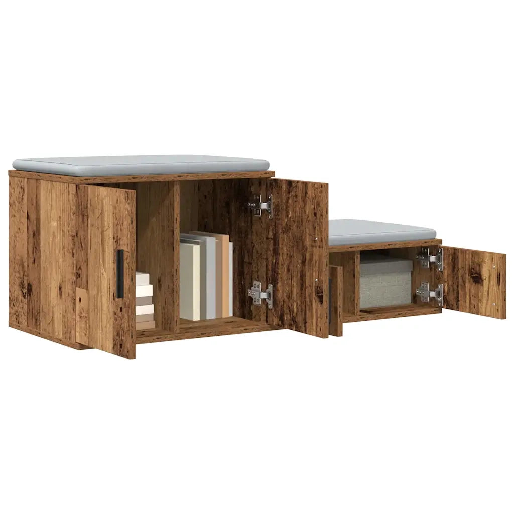 Armadio 2 pz Legno vecchio 103 x 41 x 40 cm Legno multistrato CFW6691726