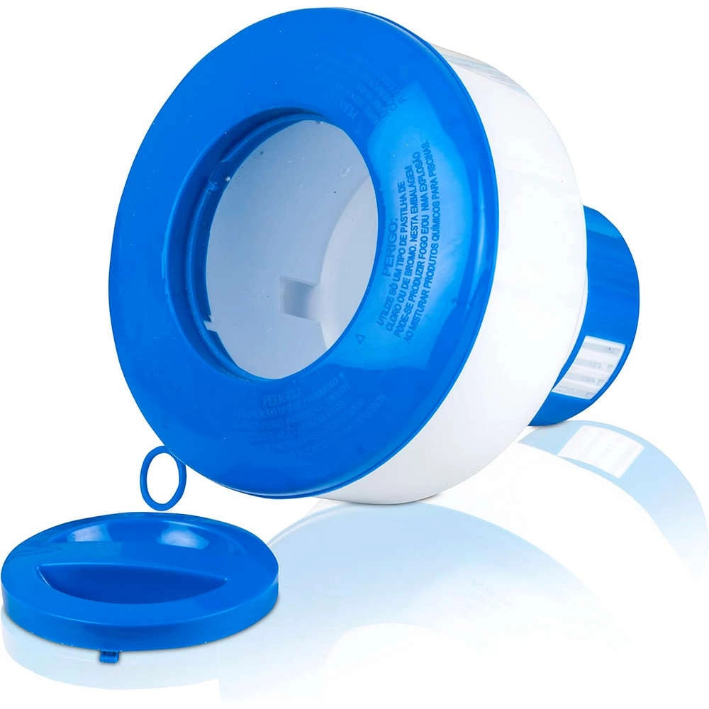 Dosatore Galleggiante Disinfezione Acqua delle Piscine per Pastiglie 200 g