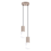 Lampada a sospensione HALO 2P taupe