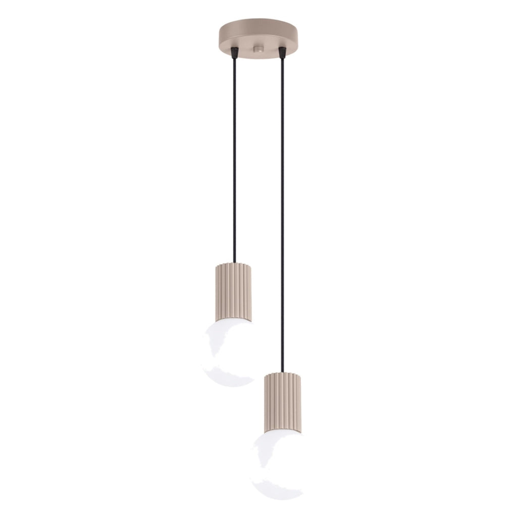Lampada a sospensione HALO 2P taupe