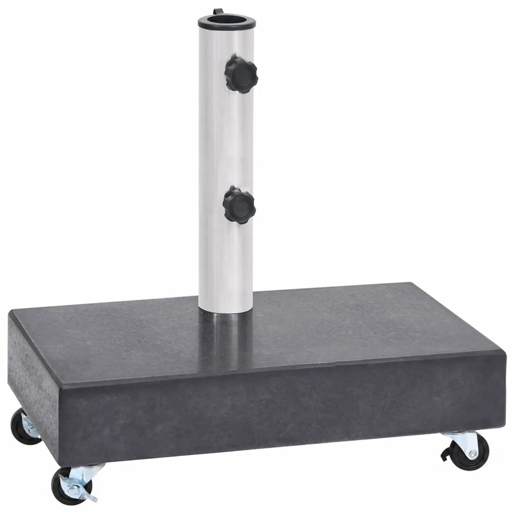 Base per Ombrellone Nera 45x25x8,3 cm in Granito 313667