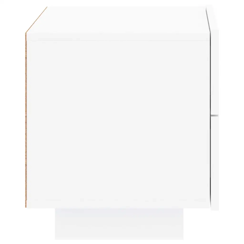 Comodino con Luci LED Bianco 70x36x40,5 cm 836777
