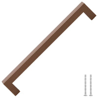 Maniglie per Mobili 5pz Bronzo 224mm in Acciaio Inox 155409