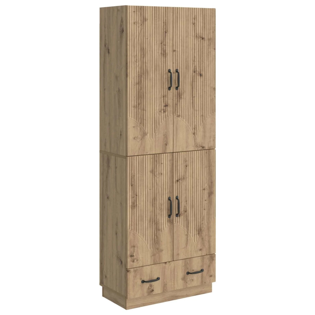 Set di armadi 2 pcs Rovere Artigianale Legno ingegnerizzato 3416780