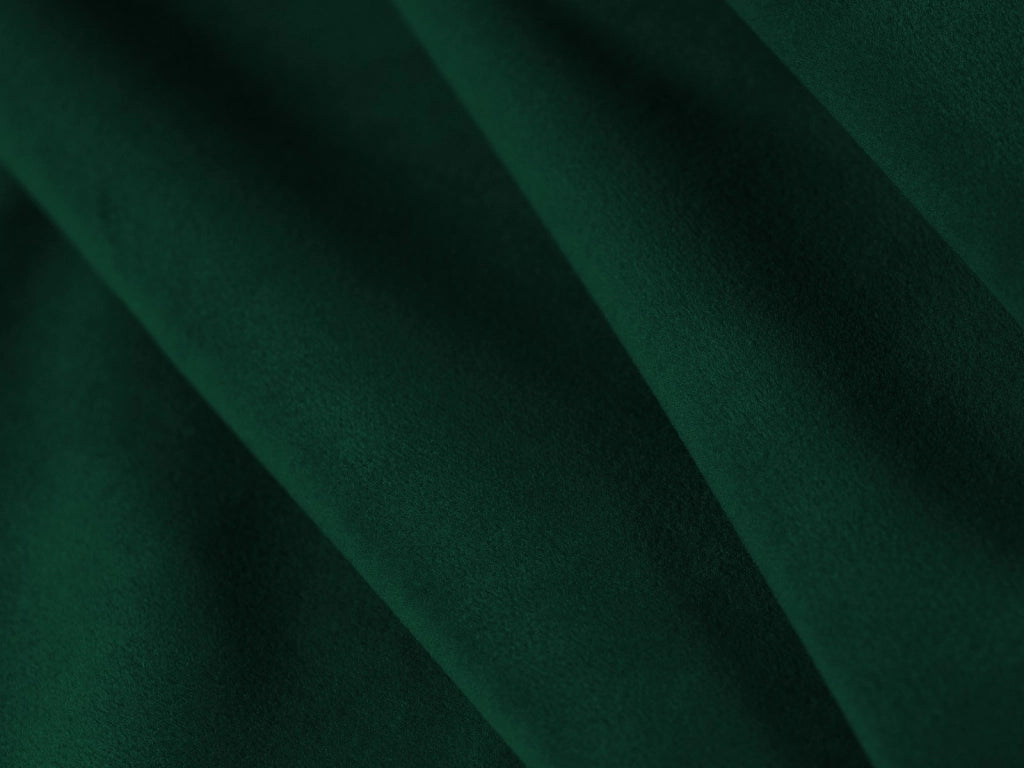 Cosmopolitan Design - Divano angolare sinistro "Arendal" 5 posti in velluto verde bottiglia 