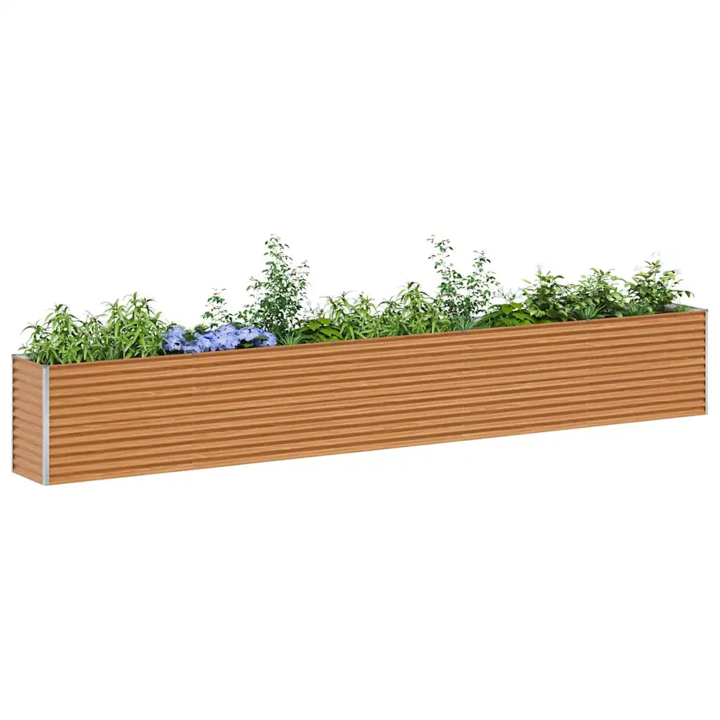 Letto rialzato da giardino 485 x 50 x 68 cm Acciaio zincato 42017356