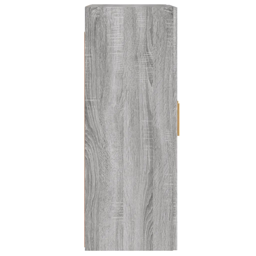 Armadietti a Parete 2 pz Grigio Sonoma in Legno Multistrato 3197879