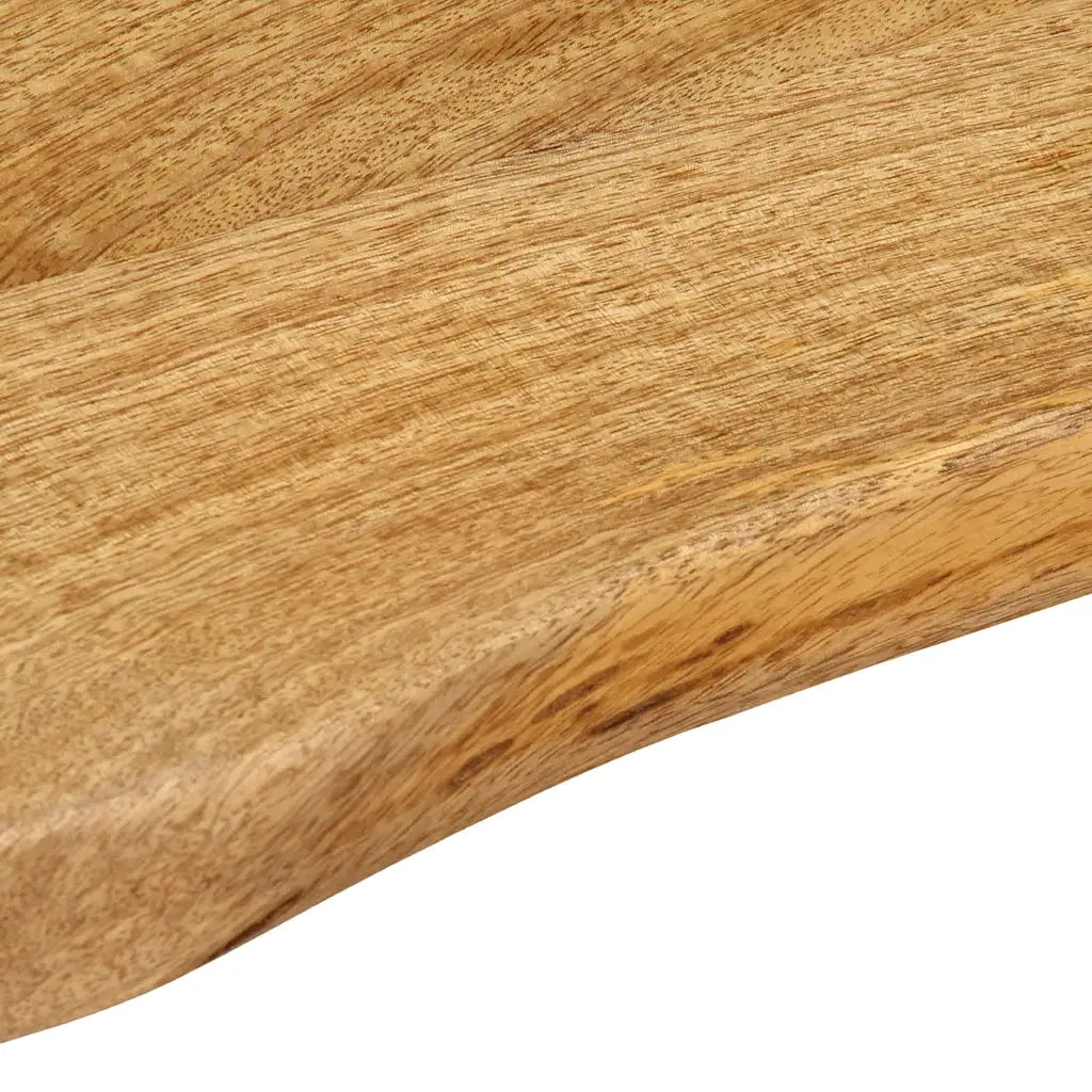 vidaXL Piano Tavolo 50x40x2,5 cm Bordi Vivi in Legno Massello di Mango