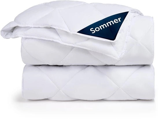 Set di Letto Estivo - Ottima Tenuta del Calore e Igiene - Set a 2 Pezzi