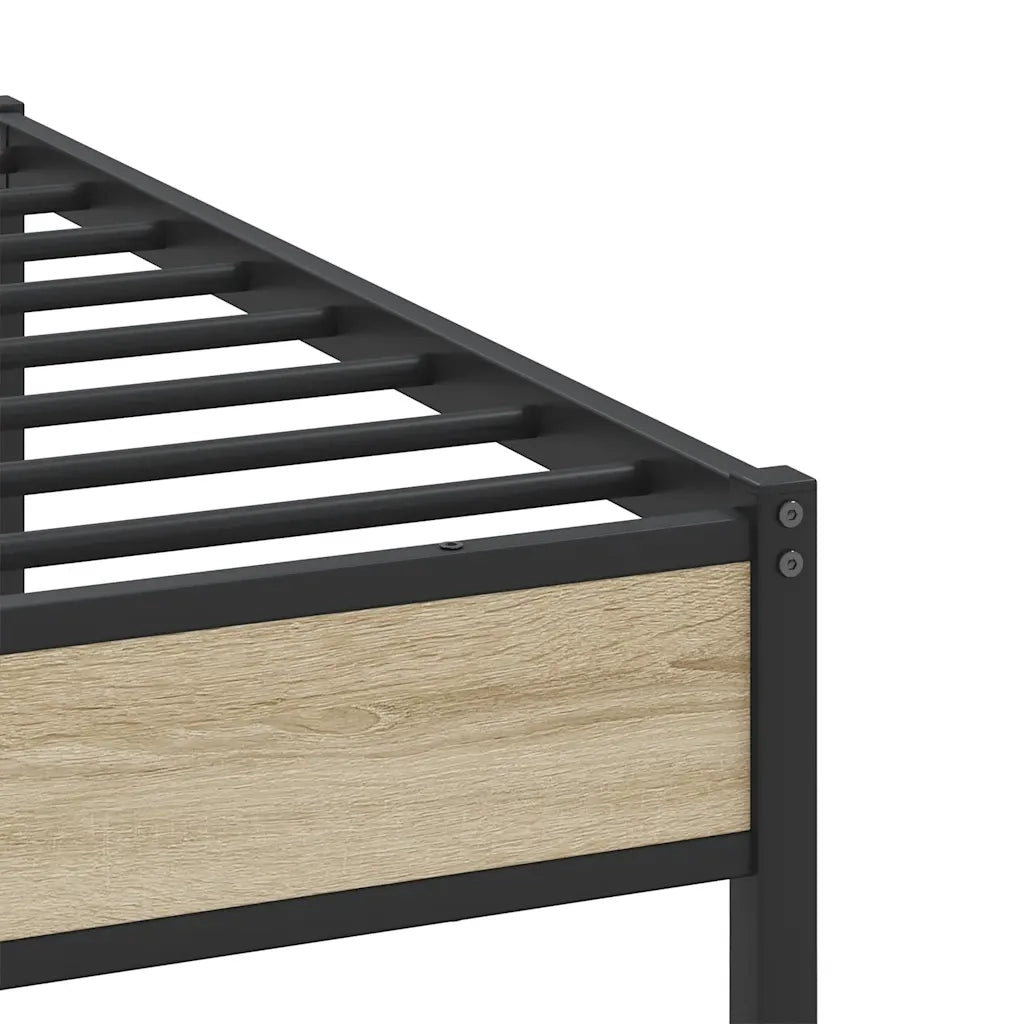 Giroletto senza Materasso Rovere Sonoma 183x213cm in Truciolato