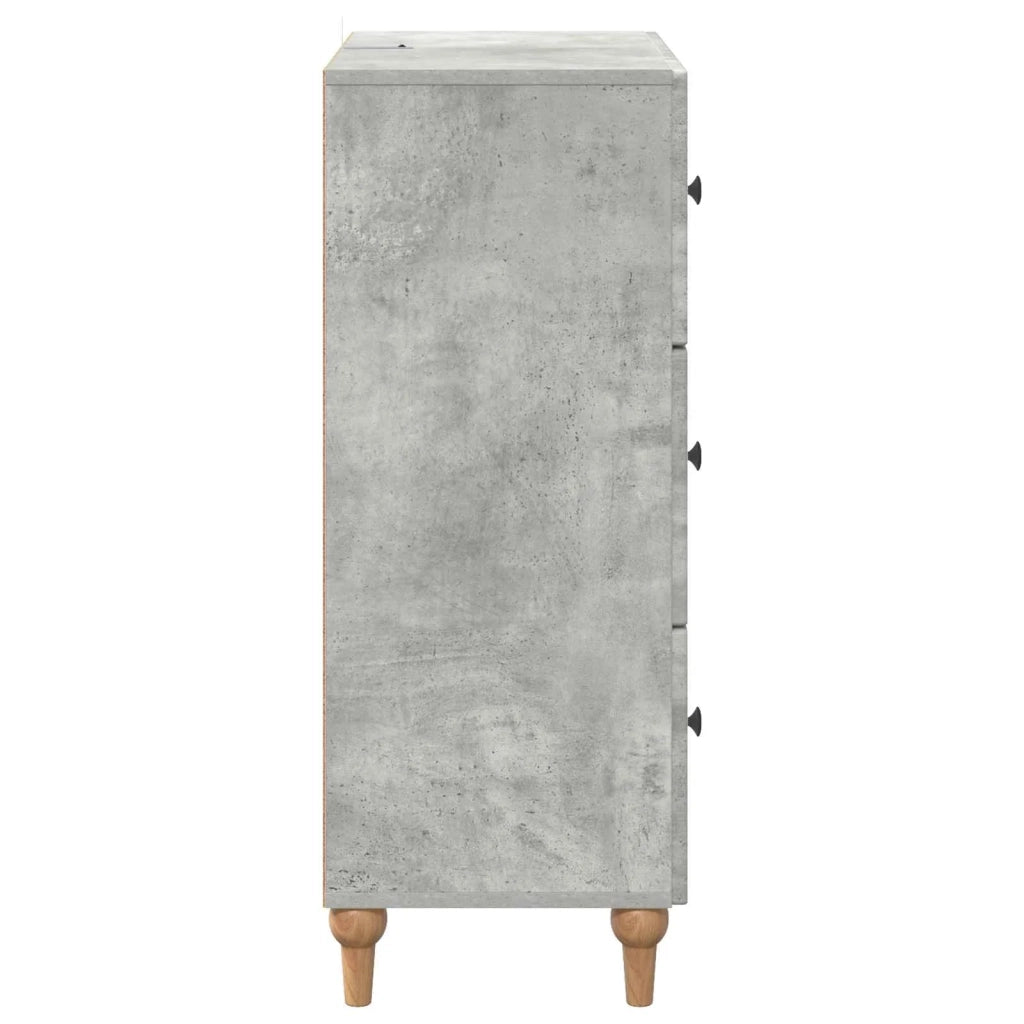 Mobile con Cassetti Grigio Cemento 66 x 34,5 x 90 cm