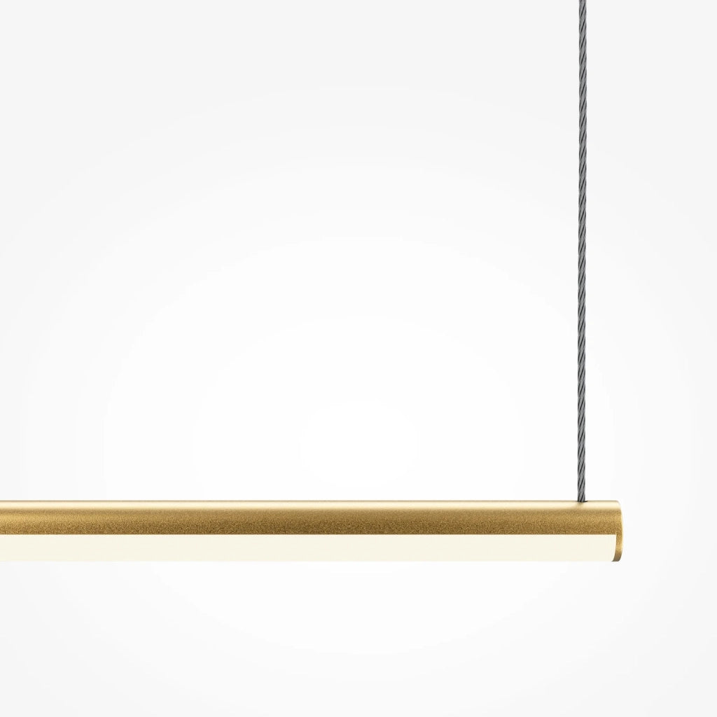 Maytoni Lampadario moderno Halo 1 luce LED integrato ottone alluminio