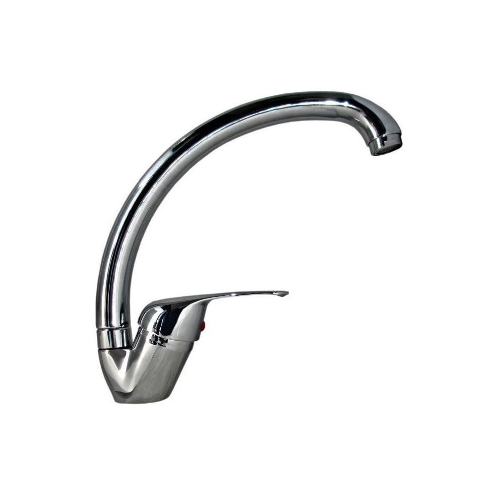 Trade Shop - Rubinetto Miscelatore Girevole Mobile Casa Lavandino Cucina Kit Montaggio F1034 -