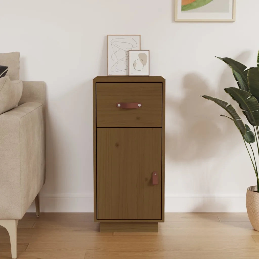 Credenza ambra 34x40x75 cm in Legno Massello di Pino 820125