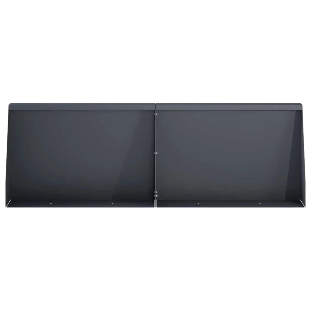 Muro di contenimento 4 pz 60 x 12 x 30 cm Acciaio Antracite 3449074