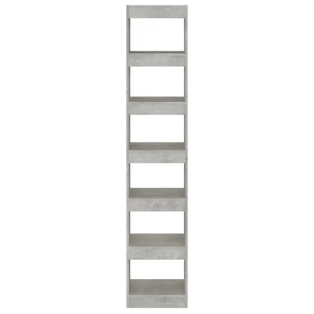 Libreria/Divisorio Grigio Cemento 40x30x198 cm