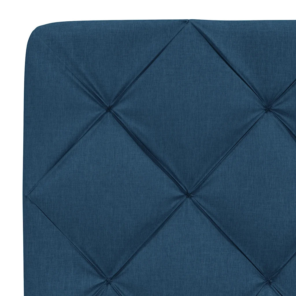 Cuscino Testiera Blu 140 cm in Tessuto 4019225