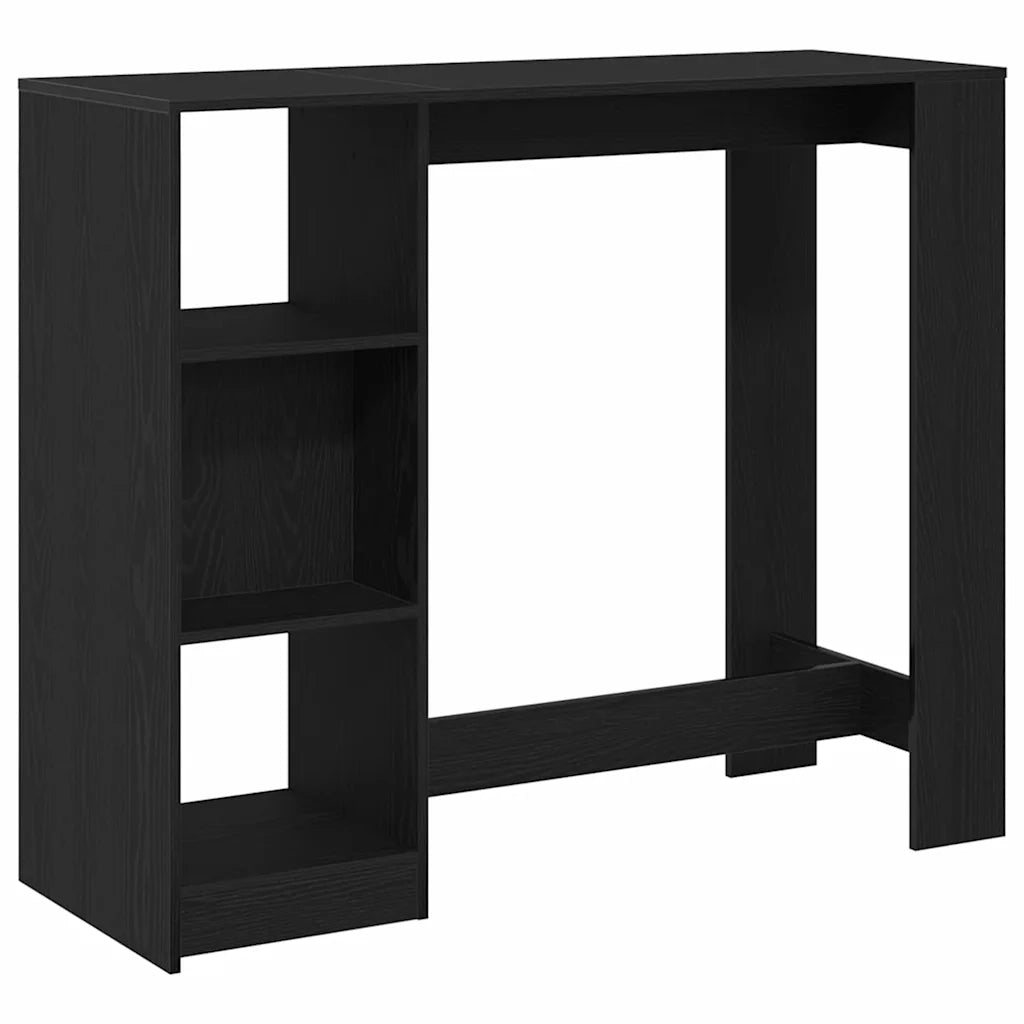 Tavolo da bar Rovere Nero 124 x 46 x 103.5 cm Legno multistrato 868077