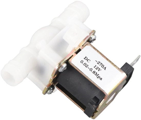 Valvola di ingresso acqua elettrica - 12V DC - Vettore 12mm - Impermeabile e anticorrosione - Valvola elettromagnetica