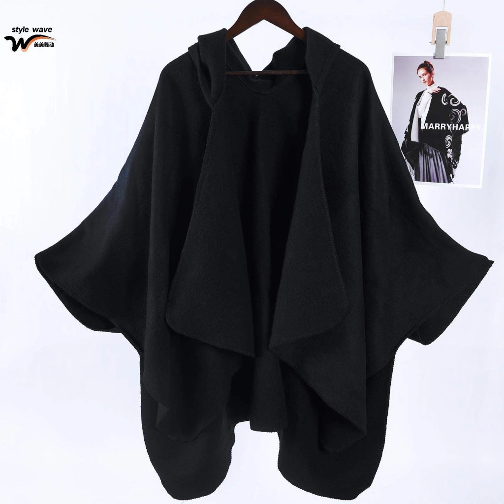 Mantella classica reversibile a tinta unita.