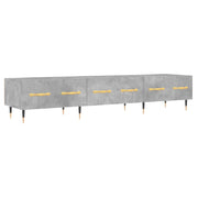 Mobile TV multimediale scaffale TV credenza mobile TV sala da pranzo soggiorno camera da letto 150 x 36 x 30 cm legno ingegnerizzato grigio 02_0026025