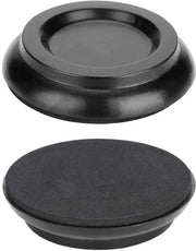 Pavimenti Antiscivolo a Piedi Pianistico - 4 Pezzi - 10 cm di Diametro - Pieno di Schiuma - Protezione del Pavimento - Foderato con Legno di Quercia
