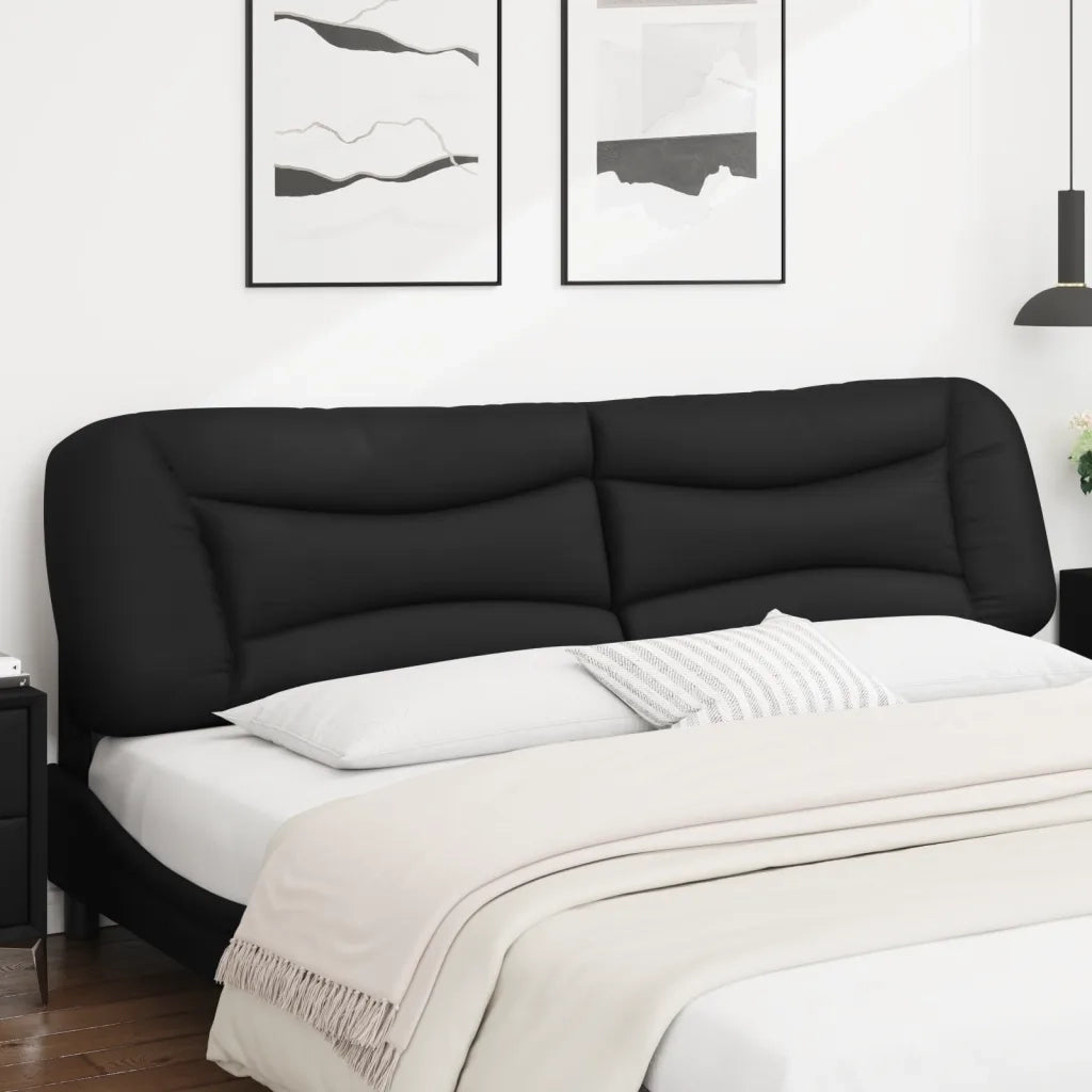 Cuscino Testiera Hvar Nero 200 cm in Similpelle CFW2404926