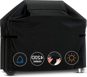 Scopa per barbecue 147x61x117cm - Impermeabile - Scopa per barbecue Heavy Duty - Grande formato - Nero