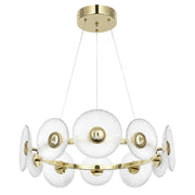 Lampada A Sospensione Da Soffitto Swe071-cp 60cm Gold