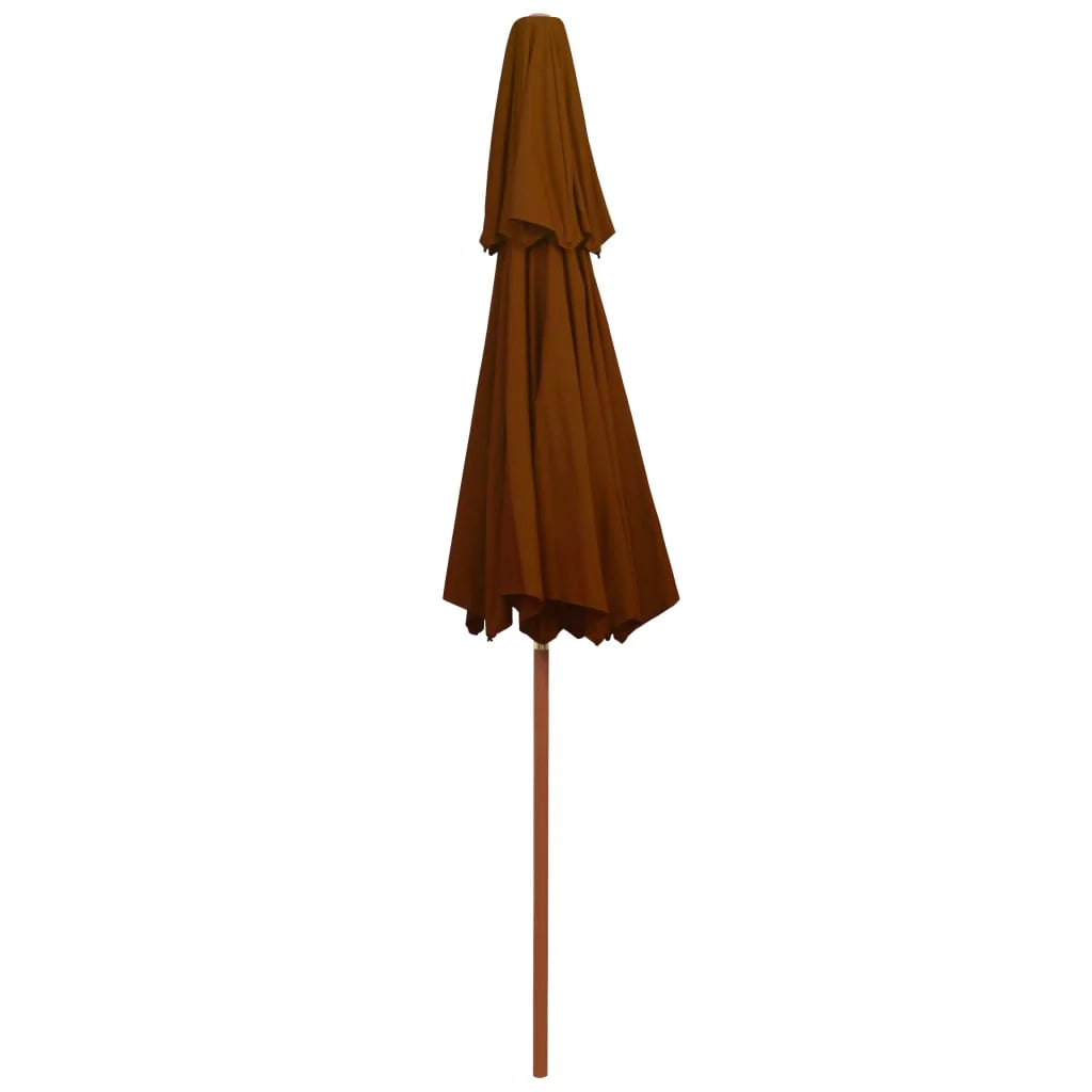 Ombrellone doppio con palo in legno terracotta 270 cm 02_0008444