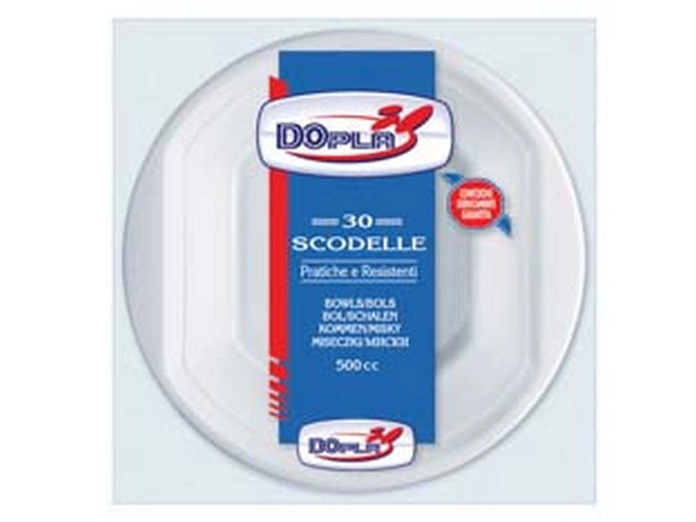 10cf scodelle bianche cc.500 confezione pz.30 - cc.500 cod:ferx.fer351775