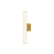 Applique Linea oro tubo vetro 45cm IP44 LED CCT 8W