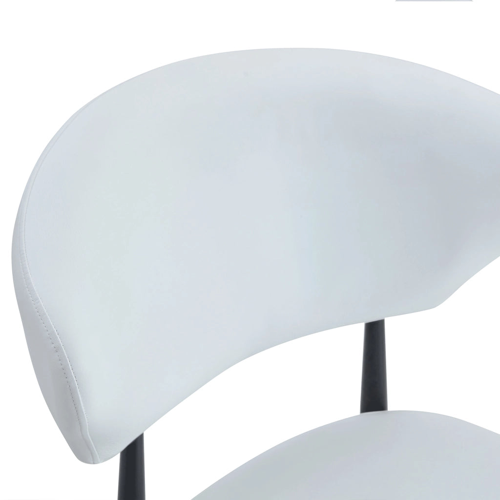 Tavolo da pranzo rotondo con piano in MDF e inserto in vetro con 2 sedie in PU per cucina e soggiorno 100 cm