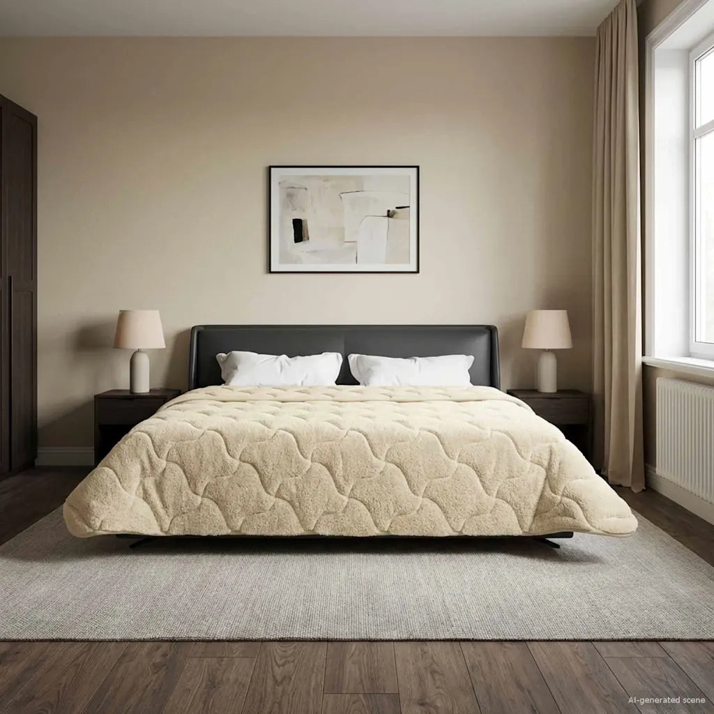 Piumone Completo Annuale Trapuntato Crema 220 x 240 cm