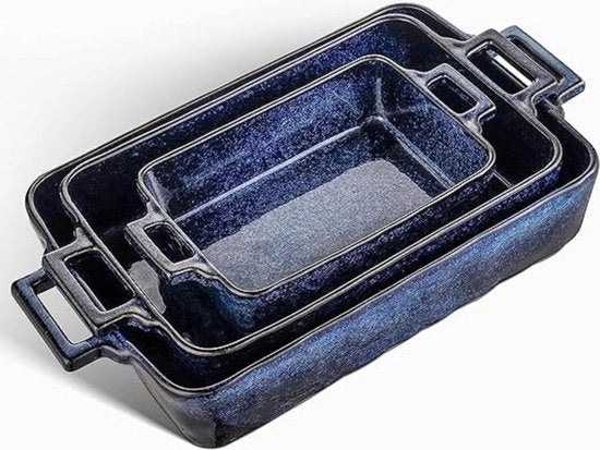 Set di piatti in porcellana - versatile e stile - set da 3 pezzi