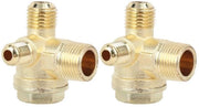 Terzaghi Terugslagklep 150mm - 3 vie - Ottone - Compressore d'aria - Robusto - Materiali di alta qualità - Valvola di ritorno