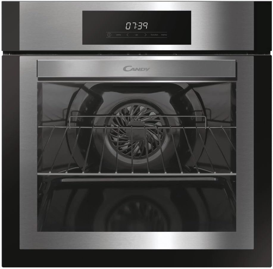 Candy fcxne828x forno elettrico multifunzione maxi cavità 80 litri, classe a+, wi-fi, 9 funzioni