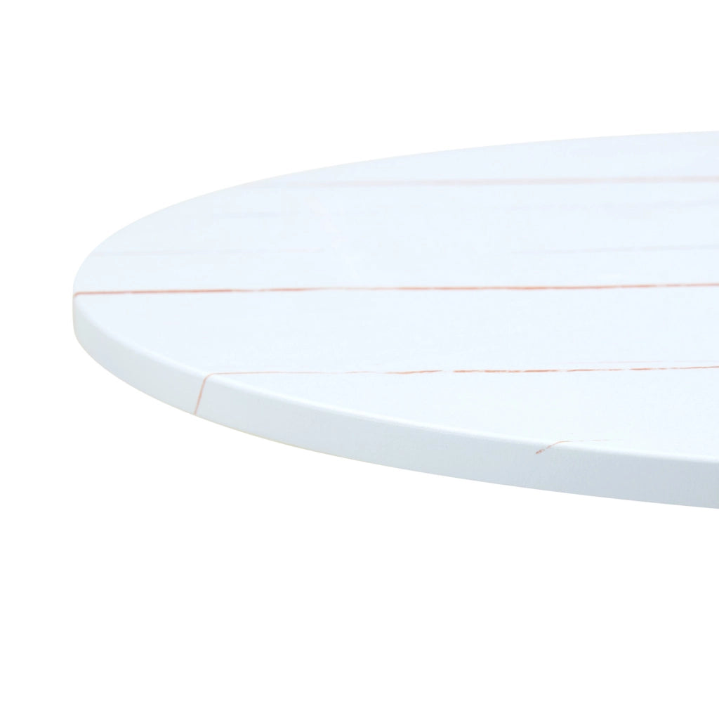 Tavolo rotondo bianco Ø 80 cm con base a tulipano