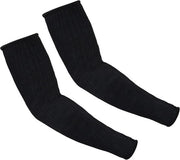 1 coppia protezioni Kevlar per gomito - fascia per gomito protezione braccio - maniche anti taglio e antincendio - nero