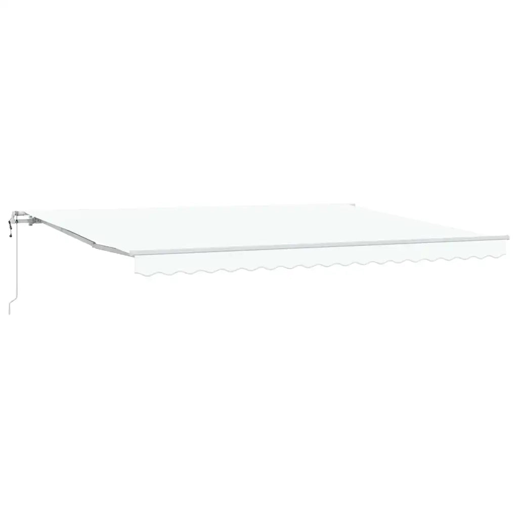 Tettuccio Elettrico Retrattile Bianco 450 × 350 cm 3331139