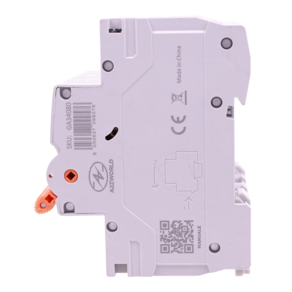 MCB Interruttore Magnetotermico Trifase 380V Curva C 4P 4M 10000A AC 400V IP20 GYM9H-125, Disponibili 80A 100A 125A (C80A)