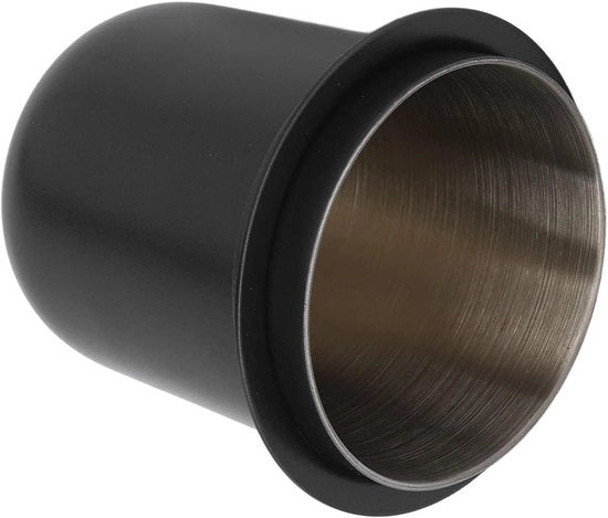 Portafilter Doseerbeker Universale 150ml per Macchina Espresso - Handsfree Poederbeker 58mm in Acciaio Inox - Nero Grigio