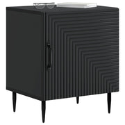 Set di 2 Comodini | Armadio da Notte | Mobiletto da notte Nero 43 x 34,5 x 50 cm