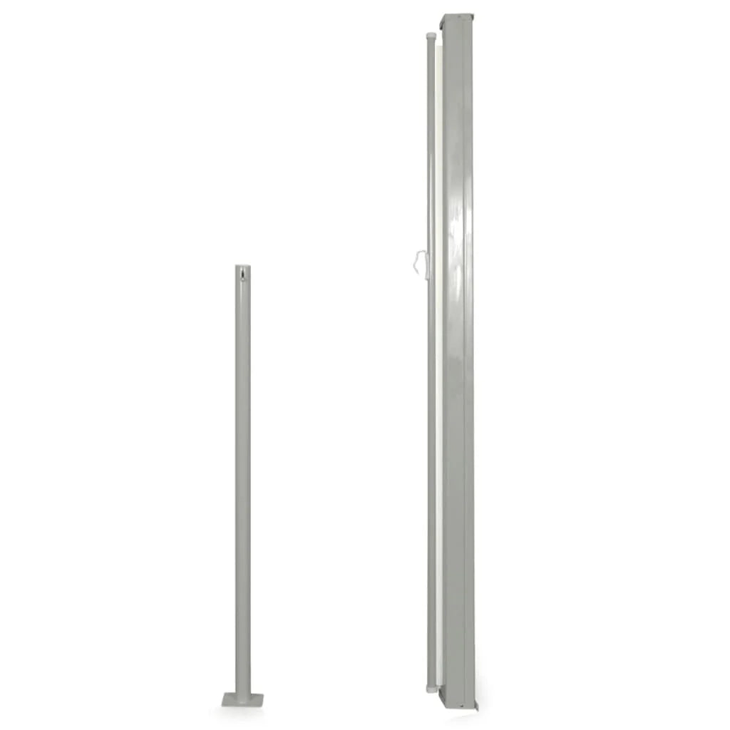 Tenda da sole laterale retrattile/schermo privacy per patio giardino terrazza balcone 160 x 300 cm crema 02_0007049