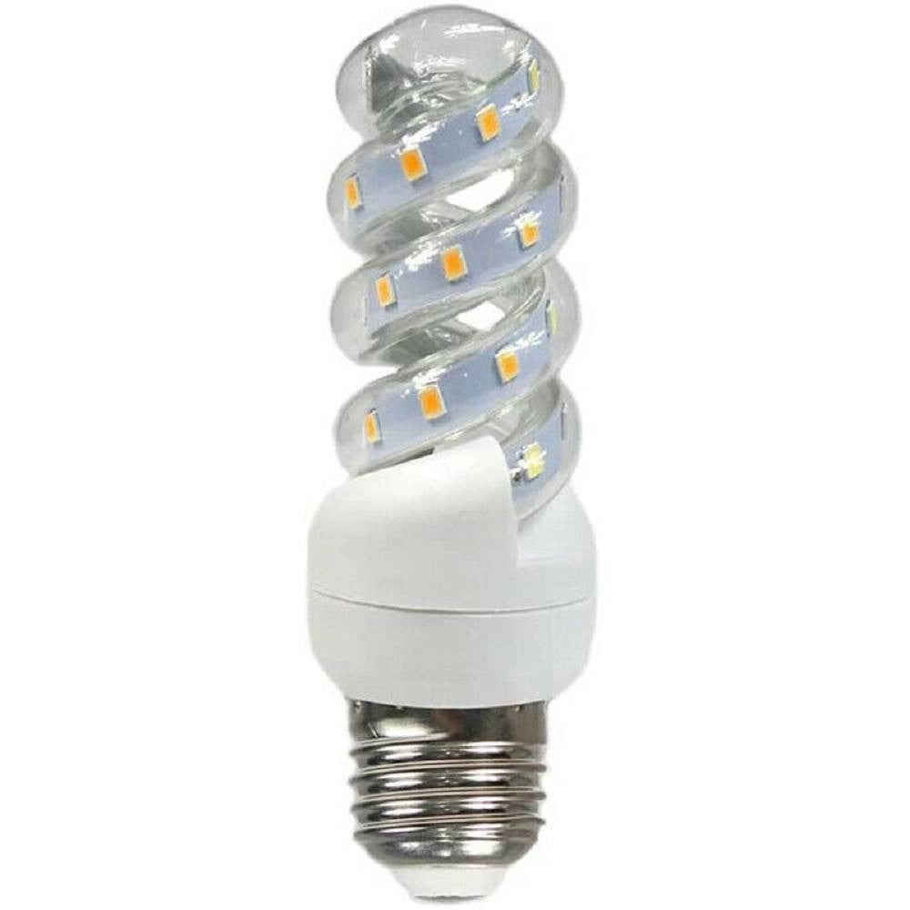 Trade Shop - Lampadina Led E27 22w Spirale Luce Calda 3000k Naturale 4000k Fredda 6500k S22w - -bianco Naturale      -